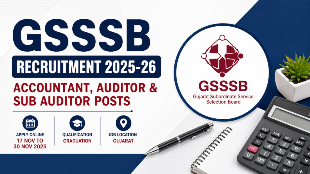 GSSSB Recruitment 2026
