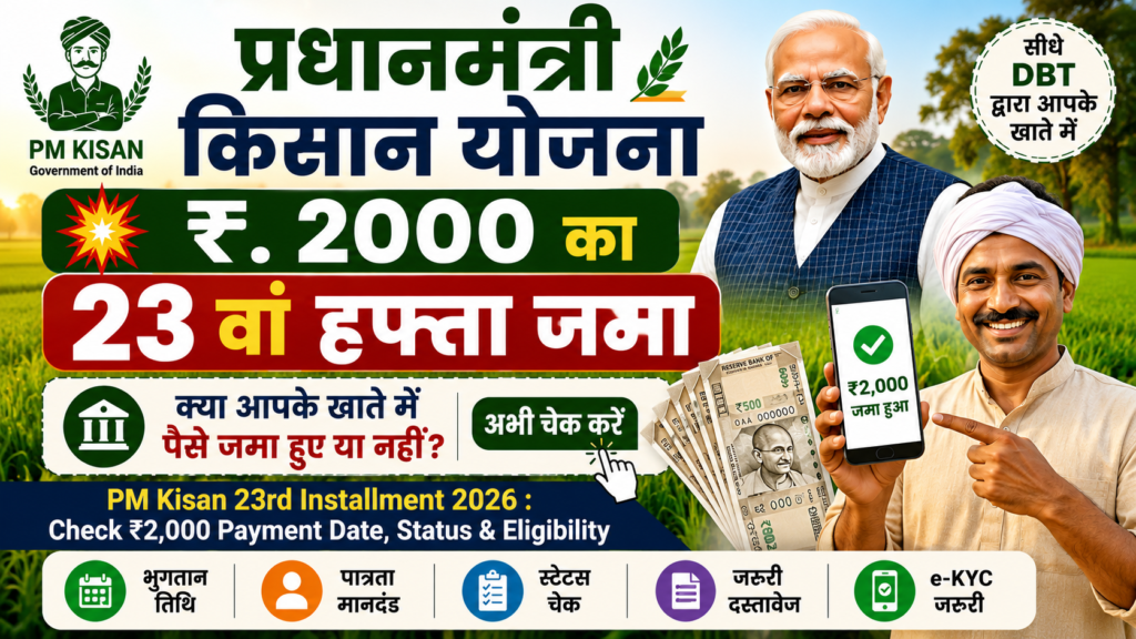 PM Kisan 23rd Installment 2026