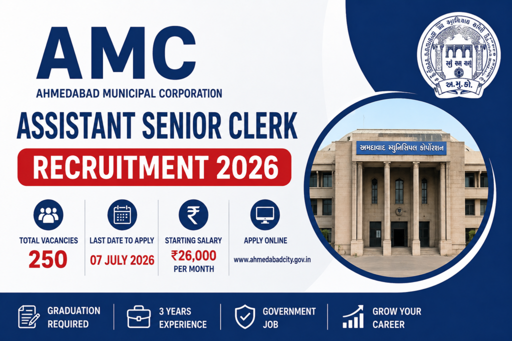 AMC Recruitment 2026