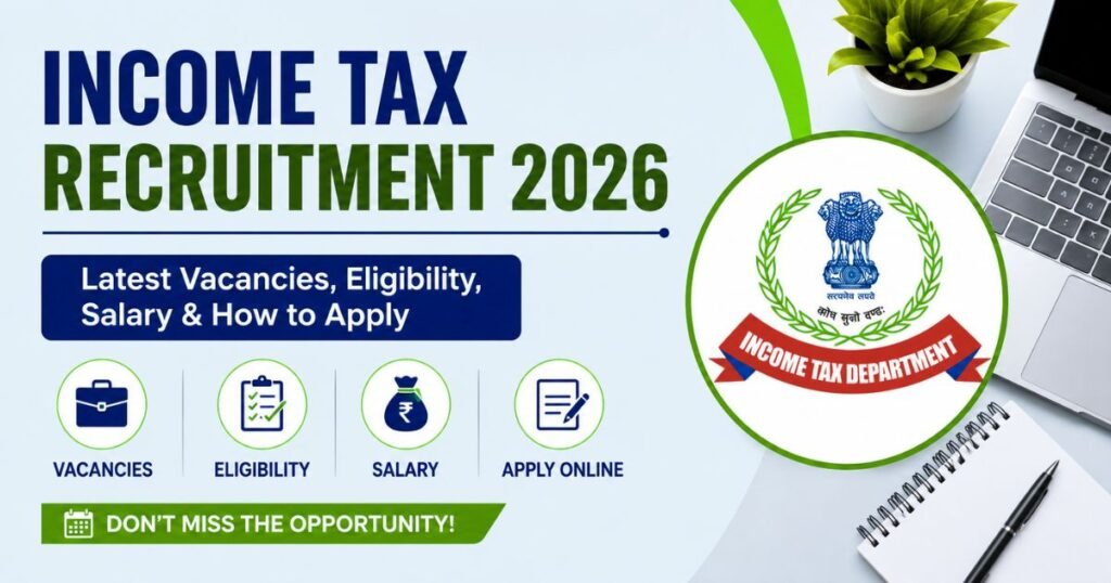 Income Tax Recruitment 2026