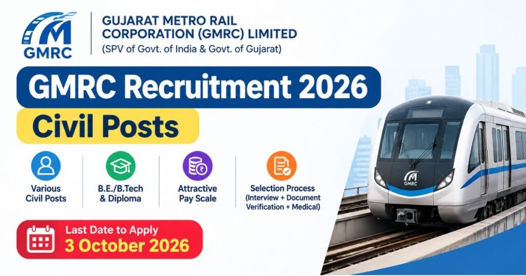 GMRC Recruitment 2026